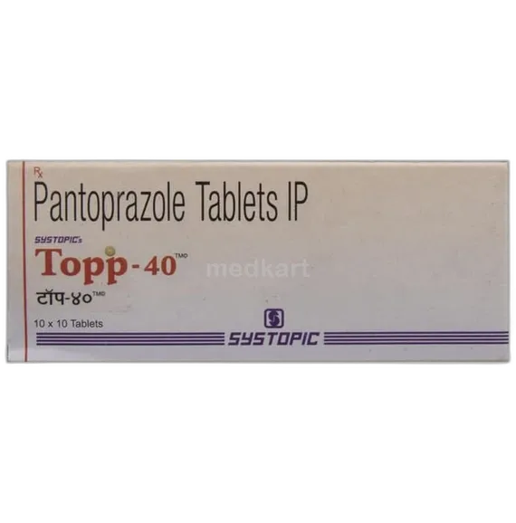 topp 40mg tablet 10's